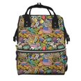 thumbnail image 1 of Pofeuu USA 1 Print Diaper Bag Backpack, Multifunction Travel Pack Maternity Baby Changing Bags, Large Capacity, Waterproof, 1 of 6