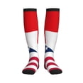 thumbnail image 1 of Pofeuu USA Switzerland Print Compression Socks for Women & Men Circulation - Best Support for Nurses,Running,Athletic,Sports, 1 of 7