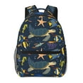 thumbnail image 1 of Pofeuu Undersea Animals Print Backpack for Men and Women - Basic Bookbag Casual Daypack Backpacks for College Work Travel-One Size, 1 of 5