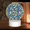 thumbnail image 1 of Pofeuu Underwater Creature Print LED Christmas Night Light Lamp Base Gift DIY 3D Clear Acrylic Blank Engrave Sheets for Room Cafe Bar Birthday Party Decoration, 1 of 9