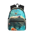 thumbnail image 1 of Pofeuu Underwater Swimming Guinea Pig Print Laptop Backpack Travel Canvas Backpack for School Lightweight and Comfortable Backpack College Backpack Schoolbag, 1 of 6