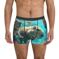 thumbnail image 1 of Pofeuu Underwater Swimming Guinea Pig Print Men’s Boxer Briefs, Moisture-Wicking Underwear, Regular,Trunk-XX-Large, 1 of 5