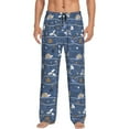 thumbnail image 1 of Pofeuu Underwater World Animals Print Men's Pajama Pants, Soft Lounge Pajama Pants with big pockets for Men Plaid Pj Bottoms-XX-Large, 1 of 6