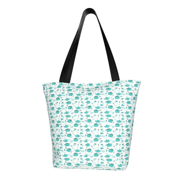 Pofeuu Utensiles Print Women Fashion Shoulder Handbags Top Handle Satchel Bags Tote Shoulder Shopping Bag Stylish Canvas Tote Bag