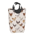 thumbnail image 1 of Pofeuu Various Chicken Print Laundry Basket, Laundry Hamper, Collapsible Laundry Baskets, Dirty Clothes Hamper, Waterproof with Foam Protected Aluminum Handles, 1 of 5