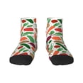 thumbnail image 1 of Pofeuu Vegetables Print 30cm Socks, Adult Running Hiking Socks for Youth and Adult, 1 of 7
