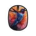 thumbnail image 1 of Pofeuu Vibrant Hummingbird Watercolor Art Print Silicone Pot Mat Mitten With Hanging Loop Heat Resistant Oven Mitts Non-Slip Bbq Baking Smoking Potholders, 1 of 7