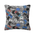 thumbnail image 1 of Pofeuu Video Game Print Double-sided plush pillowcase Square Throw Pillow Covers Pillows Cover for Living Room Bedroom Sofa Couch Cushion Cover（No pillow core）-12"x12", 1 of 7
