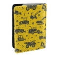 thumbnail image 1 of Pofeuu Vintage Excavator Print Travel Document Organizer Passport Holder Men Women for Family (6.5 in x 4.5 in),Wallet Holder Credit Card Clutch Bag Case, 1 of 5