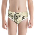 thumbnail image 1 of Pofeuu Vintage Floral Print Boy's Briefs Toddler Boys' Underwear, Organic Cotton, Comfort Briefs-Small, 1 of 7