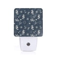 thumbnail image 1 of Pofeuu Vintage Marine Print Night Lights Plug into Wall with Dusk-to-Dawn Light Sensor, LED Nightlight for Bathroom, Adult, Hallway-US, 1 of 7