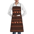 thumbnail image 1 of Pofeuu Vintage Pumpkin Pattern Print Aprons with Pockets, Cute Aprons for Kitchen, Cooking, Server, Barber, Chef Apron, 1 of 7