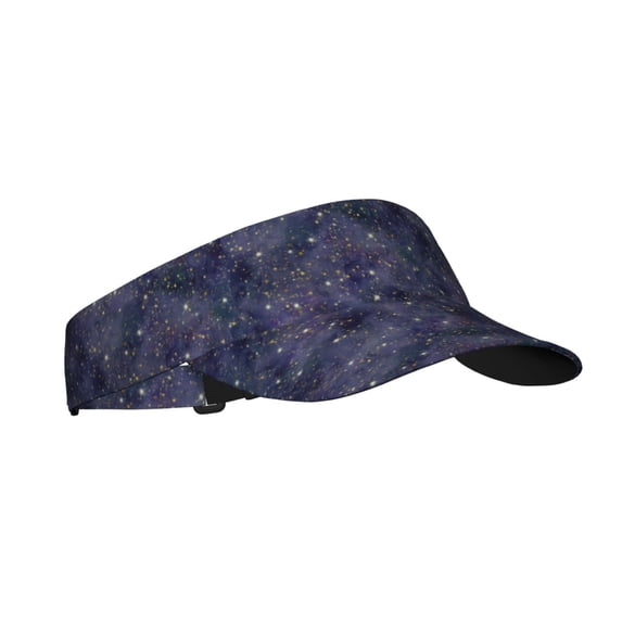 Pofeuu Watercolor Indigo Print Sunscreen Visor Cap Adjustable Sport Empty Top Baseball Sun Cap for Men Women Sports Outdoor Headwear