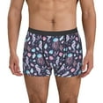 thumbnail image 1 of Pofeuu Watercolor Marine Animals Print Men’s Boxer Briefs, Moisture-Wicking Underwear, Regular,Trunk-Small, 1 of 5