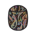 thumbnail image 1 of Pofeuu Watercolor Romantic Paisley Print Silicone Pot Mat Mitten With Hanging Loop Heat Resistant Oven Mitts Non-Slip Bbq Baking Smoking Potholders, 1 of 7