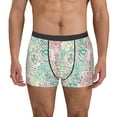 thumbnail image 1 of Pofeuu Watercolor Tiger Print Men’s Boxer Briefs, Moisture-Wicking Underwear, Regular,Trunk-Small, 1 of 5