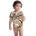 thumbnail image 1 of Pofeuu Watercolor Zebra Print Baby Boys Short-Sleeve Bodysuit,Just Born Unisex Baby Short Sleeve Bodysuits Undershirt-18 Months, 1 of 7