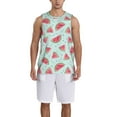 thumbnail image 1 of Pofeuu Watermelon Print Basketball Jersey, Shirts for Men Youth Basketball Jersey Crew Neck-Large, 1 of 6