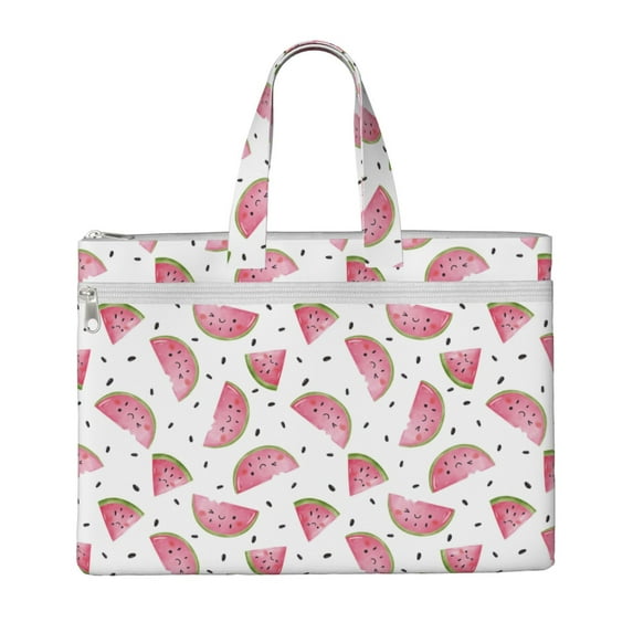 Pofeuu Watermelon Print Laptop Bag Carrying - Computer Bag Laptop Case Shoulder Slim Work Travel