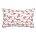thumbnail image 1 of Pofeuu Watermelon Print Polyester Microfiber Plush Pillowcases, Super Soft and Cozy Pillow Case Covers with Envelop Closure（Pillow core not included）-20"x30", 1 of 6