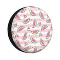 thumbnail image 1 of Pofeuu Watermelon Print Spare Tire Wheel Cover for Car Truck SUV Camper Universal Fit Spare Tire Cover RV Spare Tire Covers-15 inch, 1 of 6