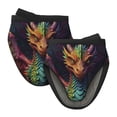 thumbnail image 1 of Pofeuu Whimsical Dragon Color Cool Print Thickened Mini Silicone Oven Mitts Heat Resistant, Rubber Oven Mitt Gloves, Finger Pinch Grips, Pot Holder, Silicone Potholder, 1 of 7