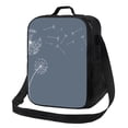 thumbnail image 1 of Pofeuu White Dandelion Print Lunch Bag Women Insulated Lunch Box Reusable Leakproof Large Spacious Cooler Tote for Women Men, 1 of 7