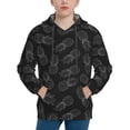 thumbnail image 1 of Pofeuu White Pineapples Print Kids Pullover Hoodies Warm Thick Hooded Sweatshirt with Packet for Boys Girls-X-Large, 1 of 6