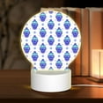 thumbnail image 1 of Pofeuu Winter Snowflake Skiing Skull Print LED Christmas Night Light Lamp Base Gift DIY 3D Clear Acrylic Blank Engrave Sheets for Room Cafe Bar Birthday Party Decoration, 1 of 9