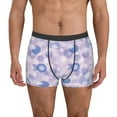 thumbnail image 1 of Pofeuu Winter With Snowflakes Print Men’s Boxer Briefs, Moisture-Wicking Underwear, Regular,Trunk-X-Large, 1 of 5