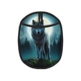 thumbnail image 1 of Pofeuu Wolf Print Silicone Pot Mat Mitten With Hanging Loop Heat Resistant Oven Mitts Non-Slip Bbq Baking Smoking Potholders, 1 of 7