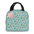 thumbnail image 1 of Pofeuu World Travel1 Print Lunch Bag Lunch Box Large Capacity Insulated Lunch Bag for Adult, Leakproof Reusable Lunch Tote Bags for Work, 1 of 5