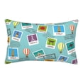 thumbnail image 1 of Pofeuu World Travel1 Print Polyester Microfiber Plush Pillowcases, Super Soft and Cozy Pillow Case Covers with Envelop Closure（Pillow core not included）-20"x30", 1 of 6