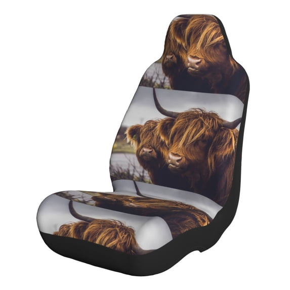 Pofeuu Yak Print Automotive Car Seat Covers Flat Cloth Full Set Seat Covers,Car Seat Covers front seats for Cars Trucks and SUVs-1