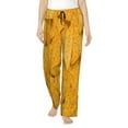 thumbnail image 1 of Pofeuu Yellow tortilla Print Women's Fashion Pajama Pants with Pockets Comfy Drawstring Sleep Lounge Bottoms-Medium, 1 of 6