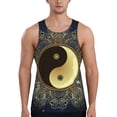 thumbnail image 1 of Pofeuu Yin And Yang Mandala Print Men's Workout Tank Tops Sleeveless Muscle Gym Shirt Quick Dry-Large, 1 of 7