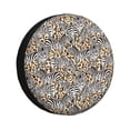thumbnail image 1 of Pofeuu Zebra Print Spare Tire Wheel Cover for Car Truck SUV Camper Universal Fit Spare Tire Cover RV Spare Tire Covers-16 inch, 1 of 6