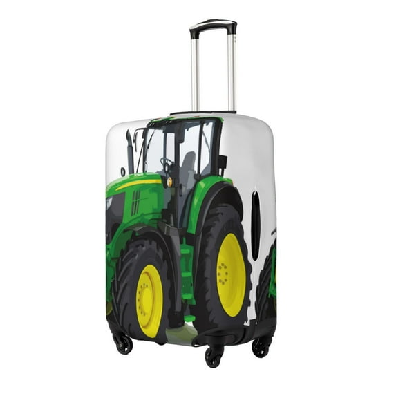 Pofeuu big farm tractor Print Luggage Suitcase Cover Protector Luggage Washable Covers Aesthetic for 18/24/28/32 inch Luggage(No luggage included)-Large