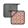 thumbnail image 1 of Pofeuu colorful Butterfly Daisy Print Silicone Trivet Mats,Silicone Hot Pads for Kitchen, Silicone Trivets for Hot Pots and Pans, Silicone Hot Pad, 1 of 8