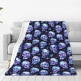thumbnail image 1 of Pofeuu crystal Skull Print Ultra-Soft Micro Fleece Blanket,for Bed Or Sofa,All Season Throw Blankets Flannel Blanket-40"x30", 1 of 7