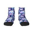 thumbnail image 1 of Pofeuu crystal Skull flower leaf Print 30cm Socks, Adult Running Hiking Socks for Youth and Adult, 1 of 7