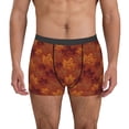 thumbnail image 1 of Pofeuu fall Maple Print Men’s Boxer Briefs, Moisture-Wicking Underwear, Regular,Trunk-Large, 1 of 5