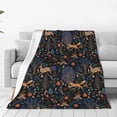 thumbnail image 1 of Pofeuu fall fox deer bird Print Ultra-Soft Micro Fleece Blanket,for Bed Or Sofa,All Season Throw Blankets Flannel Blanket-50"x40", 1 of 7