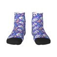 thumbnail image 1 of Pofeuu flower Skull cartoon Print 30cm Socks, Adult Running Hiking Socks for Youth and Adult, 1 of 7
