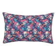 thumbnail image 1 of Pofeuu flower Skull leaf colorful Print Polyester Microfiber Plush Pillowcases, Super Soft and Cozy Pillow Case Covers with Envelop Closure（Pillow core not included）-20"x30", 1 of 6