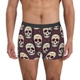 thumbnail image 1 of Pofeuu funny Skull star Print Men’s Boxer Briefs, Moisture-Wicking Underwear, Regular,Trunk-Small, 1 of 5