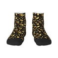 thumbnail image 1 of Pofeuu glod Skull snake bird Print 30cm Socks, Adult Running Hiking Socks for Youth and Adult, 1 of 7