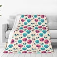 thumbnail image 1 of Pofeuu heart Skull cute Print Ultra-Soft Micro Fleece Blanket,for Bed Or Sofa,All Season Throw Blankets Flannel Blanket-60"x50", 1 of 7