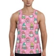 thumbnail image 1 of Pofeuu pink Holiday Joy Print Men's Workout Tank Tops Sleeveless Muscle Gym Shirt Quick Dry-Medium, 1 of 7