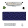 thumbnail image 1 of Pofeuu purple flower Snowflake Print Desk Mat for Keyboard and Mouse，Computer Desk Matt for Desktop，Large Mouse Pad for Desk，Desk Pads on Top of Desks 12x31.5in, 1 of 8